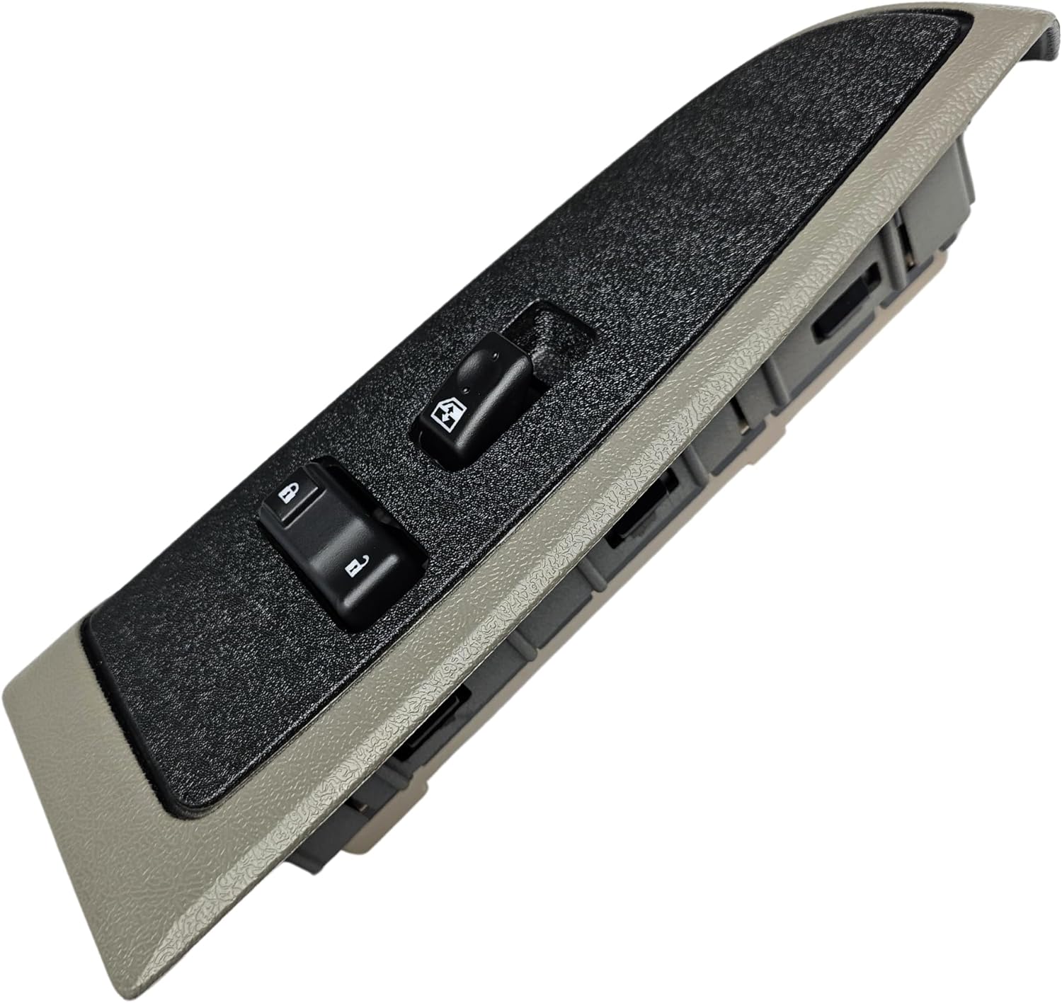 SWITCHDOCTOR Front Passenger Window Switch & Light Gray Bezel for 2003-2006 Silverado, Sierra, & Avalanche (19115820, Chevy, Power, Button, Control, Standard Cab Pickup, Crew Cab, Truck)