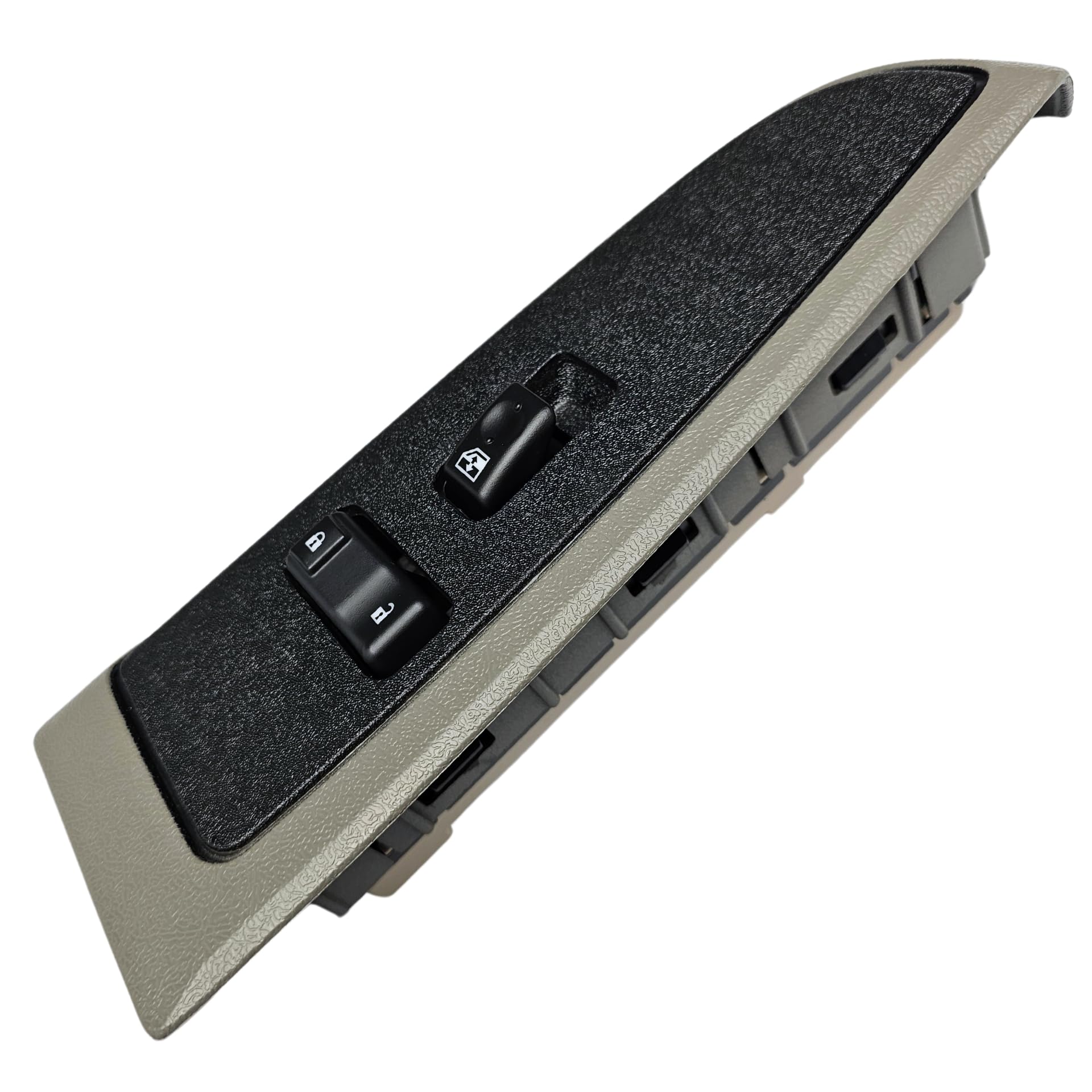 SWITCHDOCTOR Front Passenger Window Switch & Light Gray Bezel for 2003-2006 Silverado, Sierra, & Avalanche (19115820, Chevy, Power, Button, Control, Standard Cab Pickup, Crew Cab, Truck)