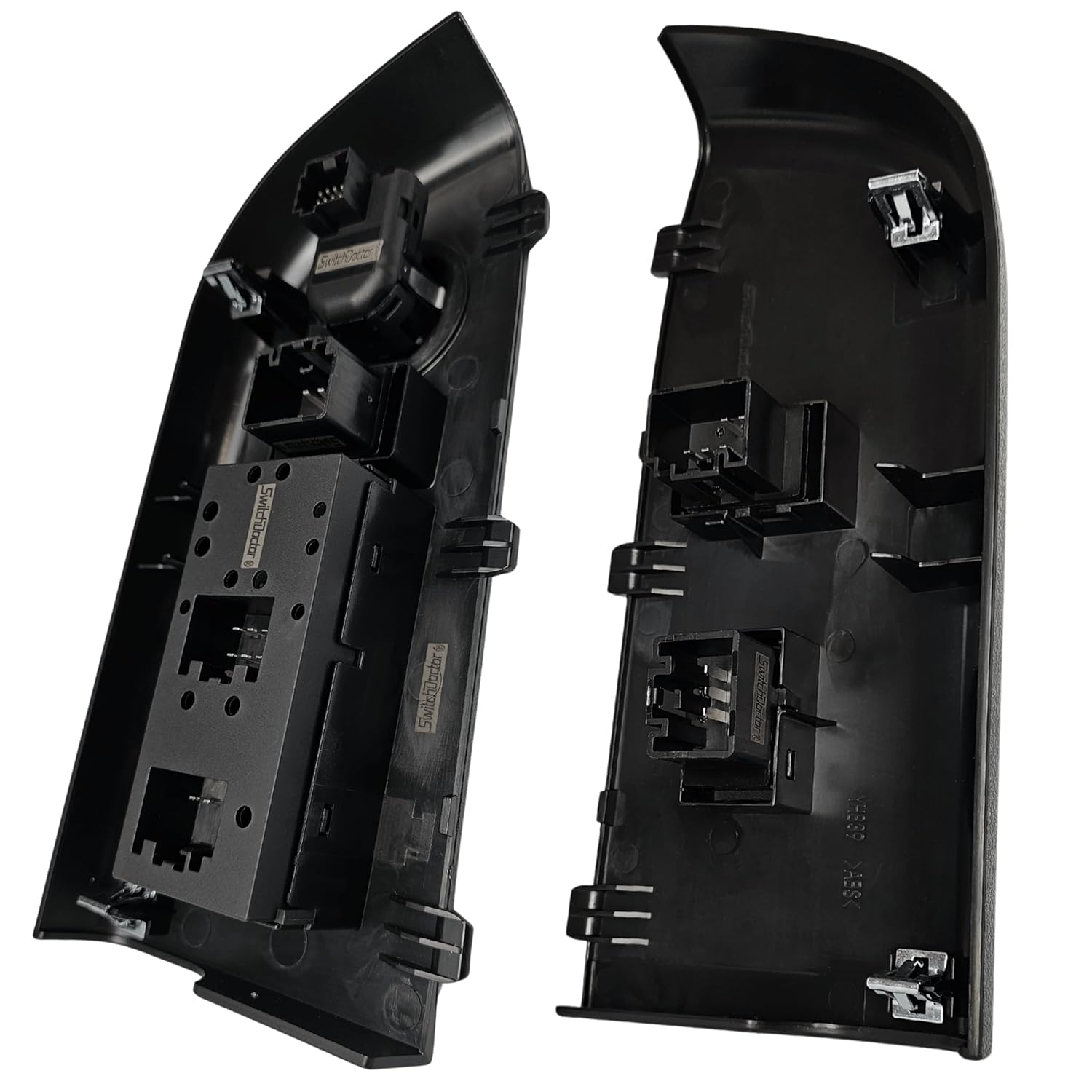 SWITCHDOCTOR Master Window Switch & Front Passenger Black Assembly for 2004, 2005, 2006, 2007, 2008 Ford F-150 F150 (Super Cab, Supercrew Cab, Double Cab, Full Assembly)