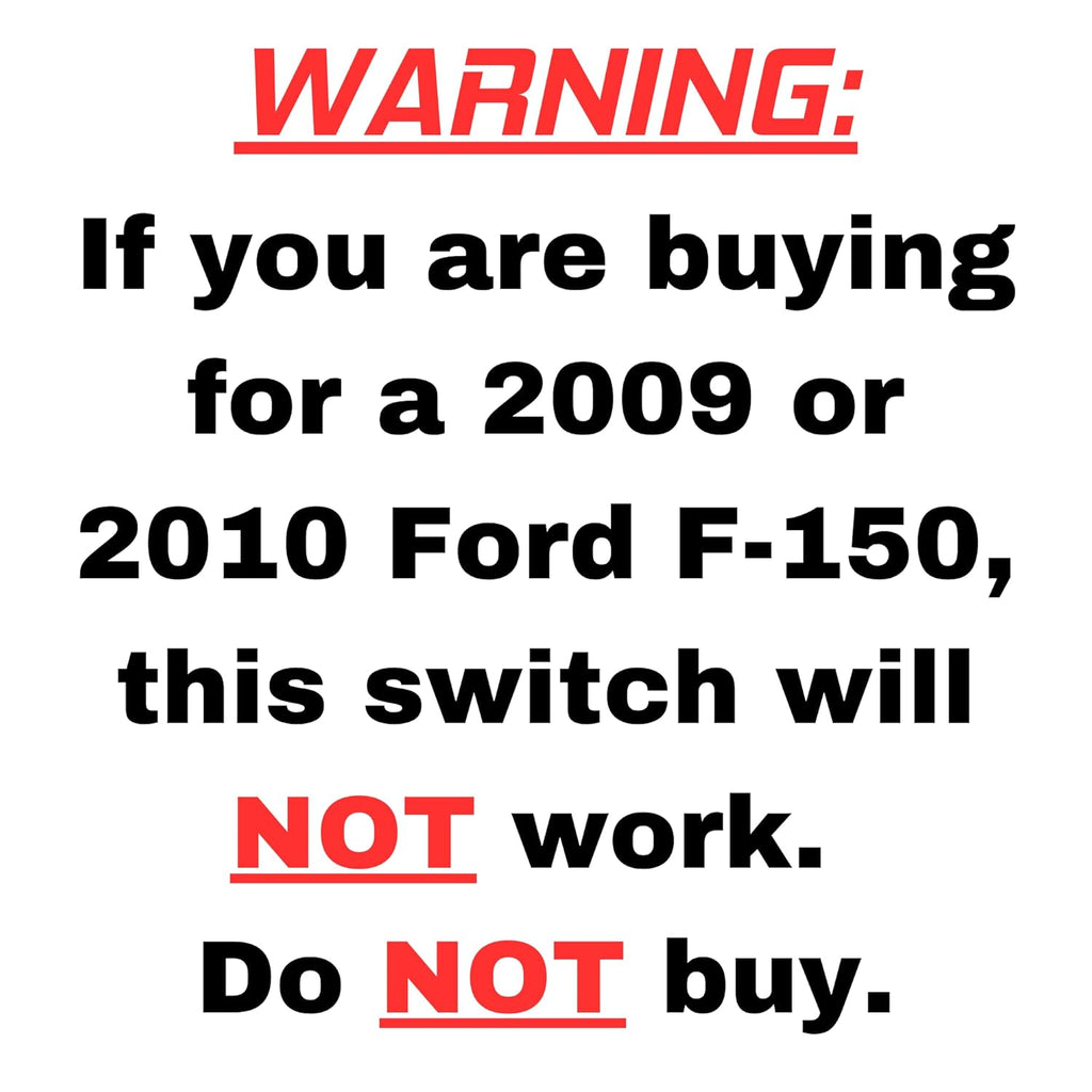 SWITCHDOCTOR Window Master Switch & Black Bezel Assembly for 2011, 2012, 2013, 2014 Ford F-150 F150 (Double Cab, Crew)