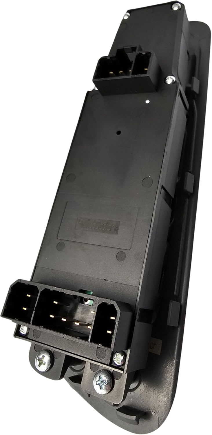 SWITCHDOCTOR Fully Assembled Window Master Switch & Gray Bezel Set for 2002-2008 Dodge Ram (Quad Cab, Crew, 68171680AA, 56049805AB, 56049805AA, 56045334AE, Medium Slate Gray)