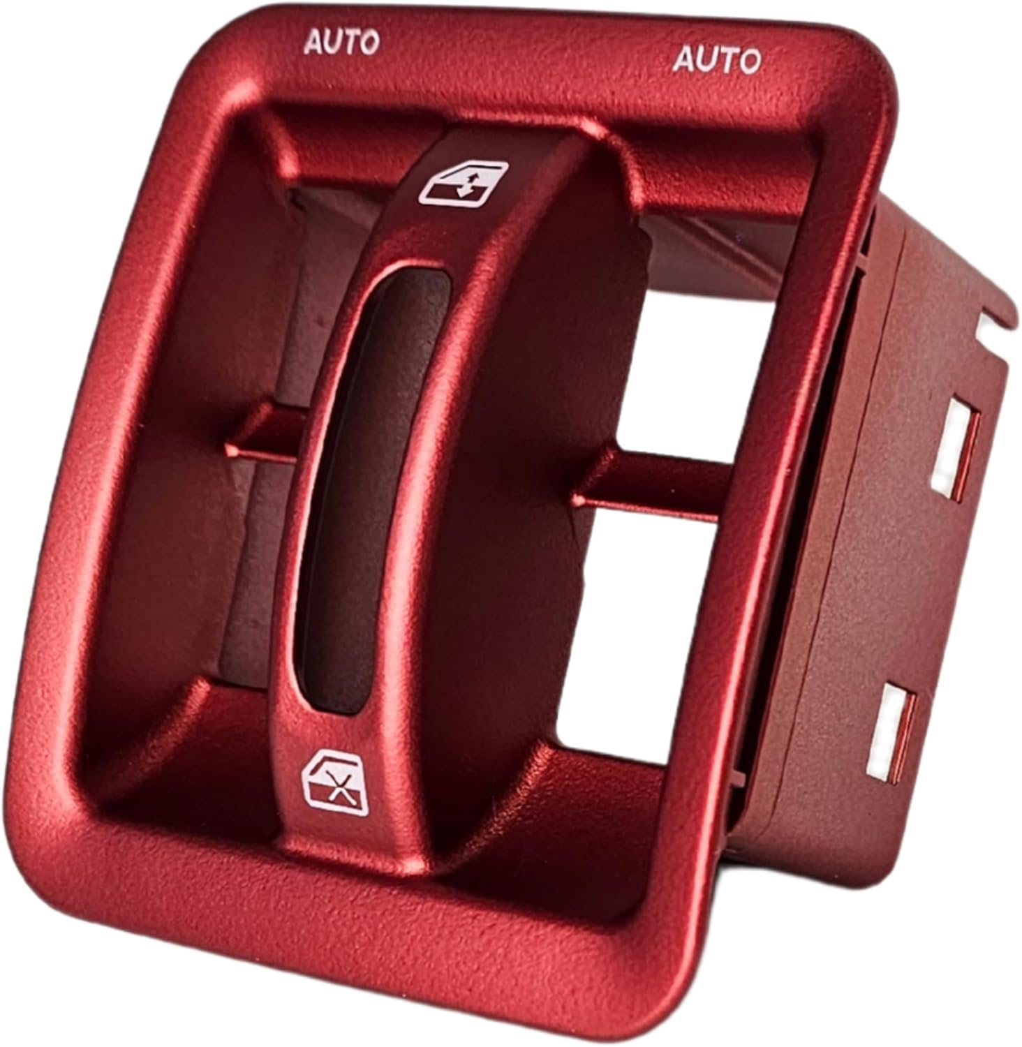 SWITCHDOCTOR Window Master Rubic Red Bezel for 2011-2017 Jeep Wrangler