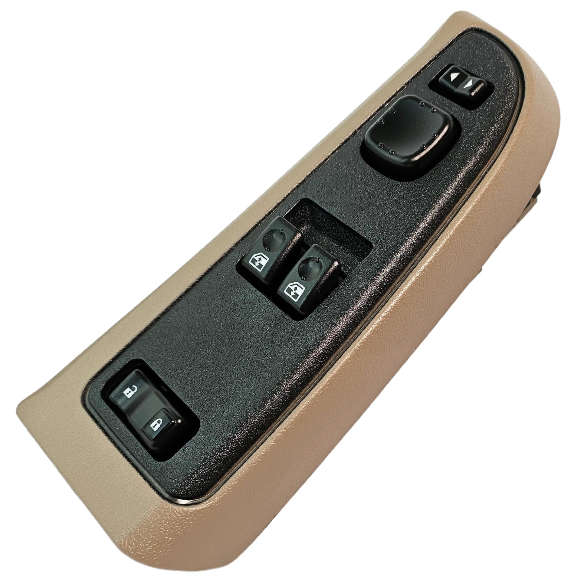 SWITCHDOCTOR Window Master Switch & Dark Gray Bezel for 2003-2006 GMC Sierra, Chevrolet Silverado, Suburban, Tahoe, Yukon, Avalanche (Dark Pewter, Crew Cab,15883319, 15883320, 15883321,15883323)