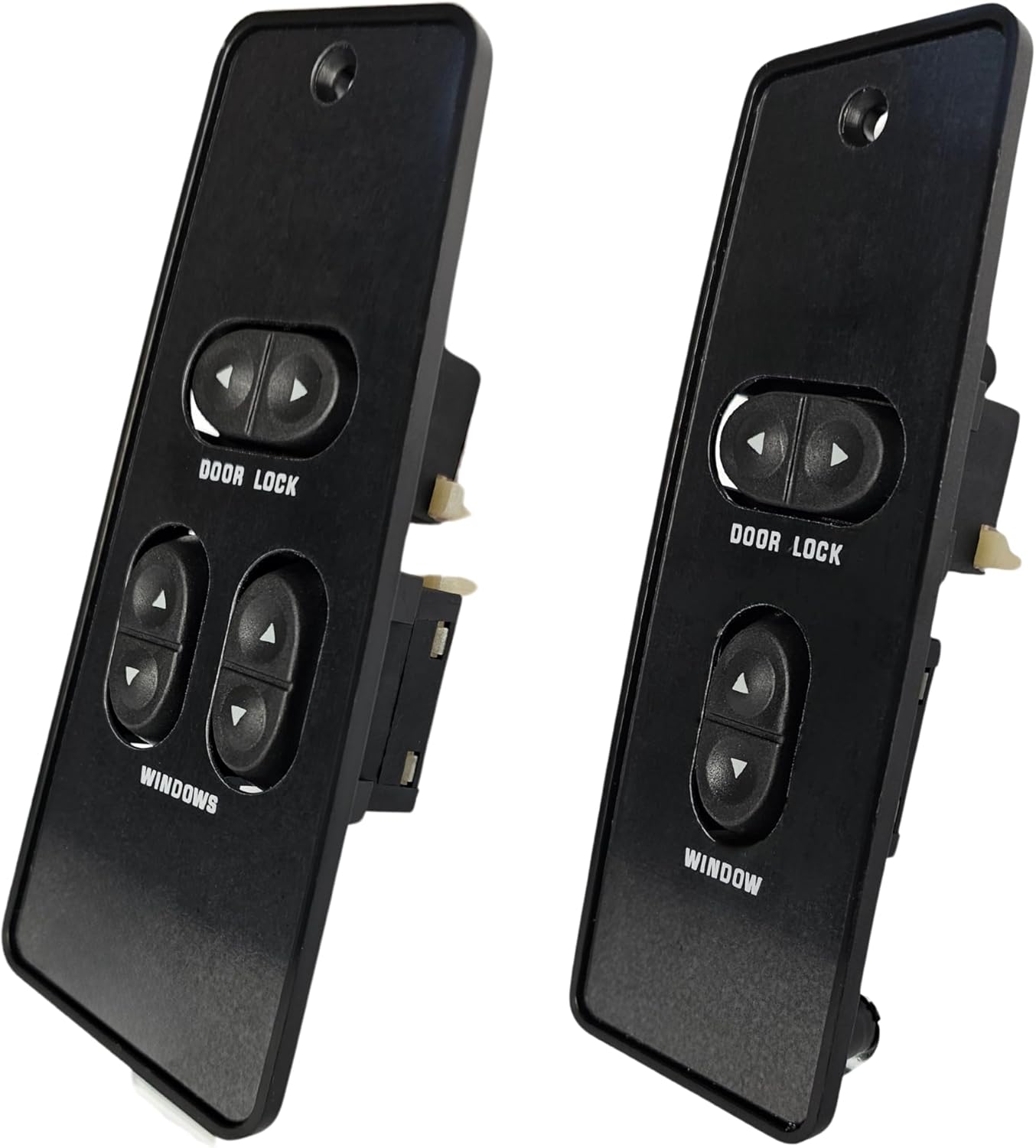 SWITCHDOCTOR Window Master Switch & Front Passenger Set for 1987-1993 Ford Mustang Coupe (Bezel, Lock, 2 Door, Full Assembly)