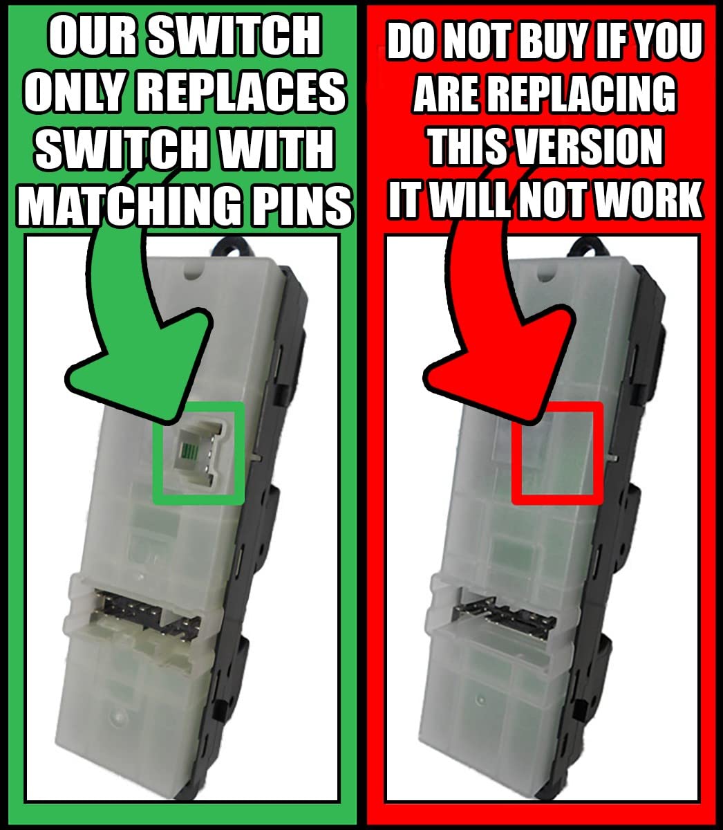 SWITCHDOCTOR Window Master Switch compatible with Nissan Sentra 2007-2012
