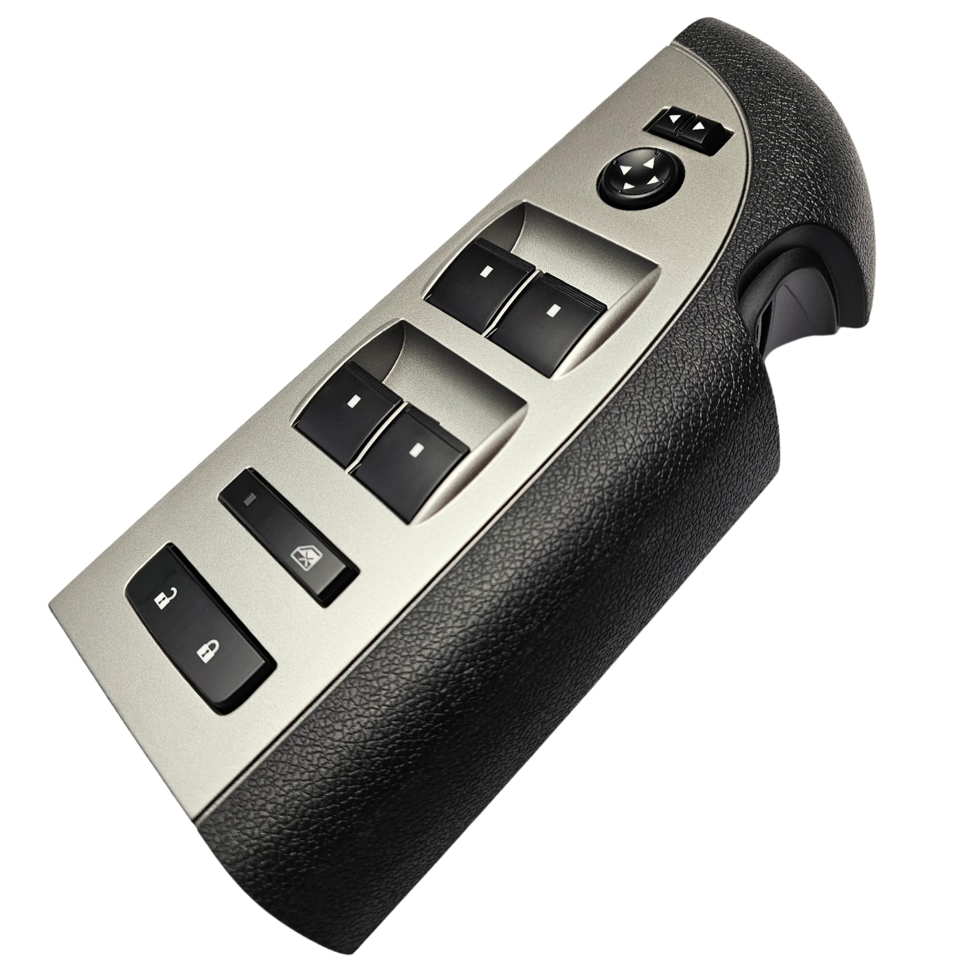 SWITCHDOCTOR Master Window Switch for 2007-2013 Chevrolet Silverado & GMC Sierra 1500 2500 3500 (20945129, 25789692) (Crew, Extended Cab Pickup, Chevy) (Black, 2007-2013 Master Window Switch)