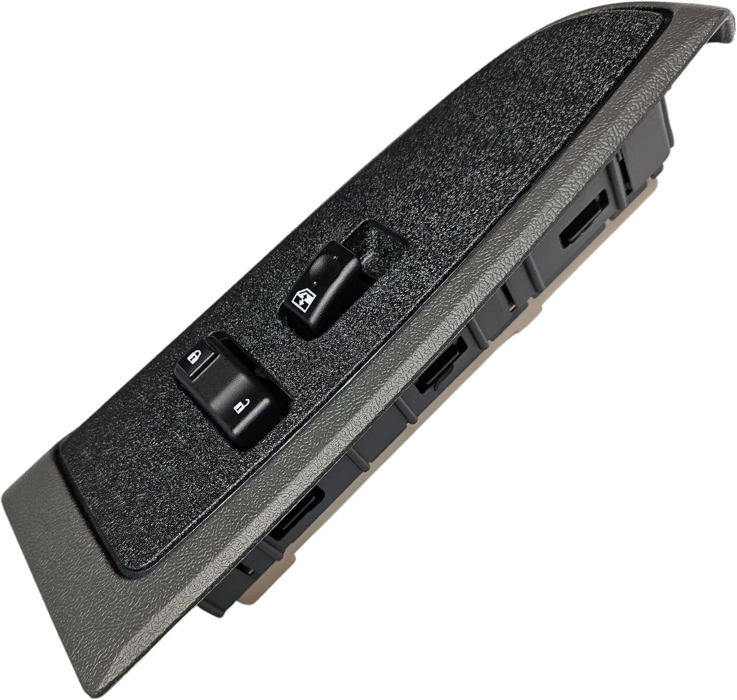 SWITCHDOCTOR Front Passenger Window Switch & Dark Gray Bezel for 2003-2006 Silverado, Sierra, & Avalanche (Dark Pewter, 19115820, Chevy, Power, Button, Control, Standard Cab Pickup, Crew Cab, Truck)