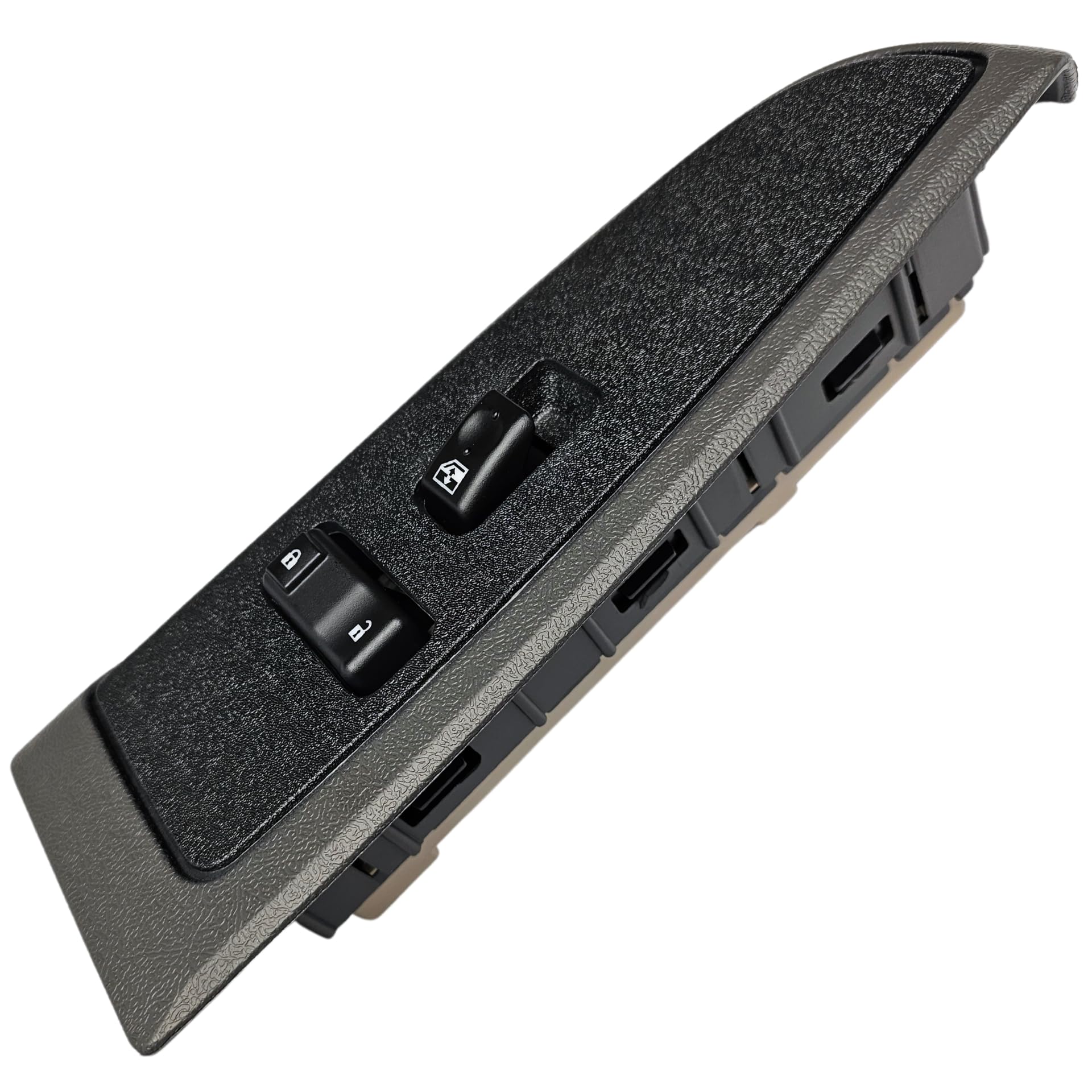 SWITCHDOCTOR Front Passenger Window Switch & Gray Bezel for 2003-2006 Silverado, Sierra, & Avalanche (Dark Pewter, 19115820, Chevy, Power, Button, Control, Standard Cab Pickup, Crew Cab, Truck)