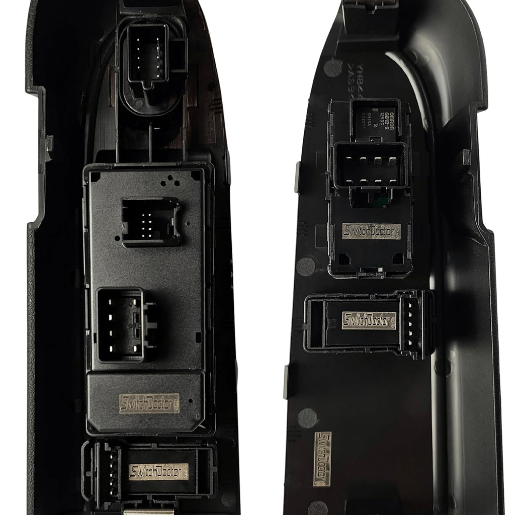 SWITCHDOCTOR Window Master Switch & Front Passenger Assembly for 2010-2013 Chevrolet Silverado & GMC Sierra (Standard Cab Pickup, Regular Cab, Full Assembly, Truck, 2 Door, Chevy)