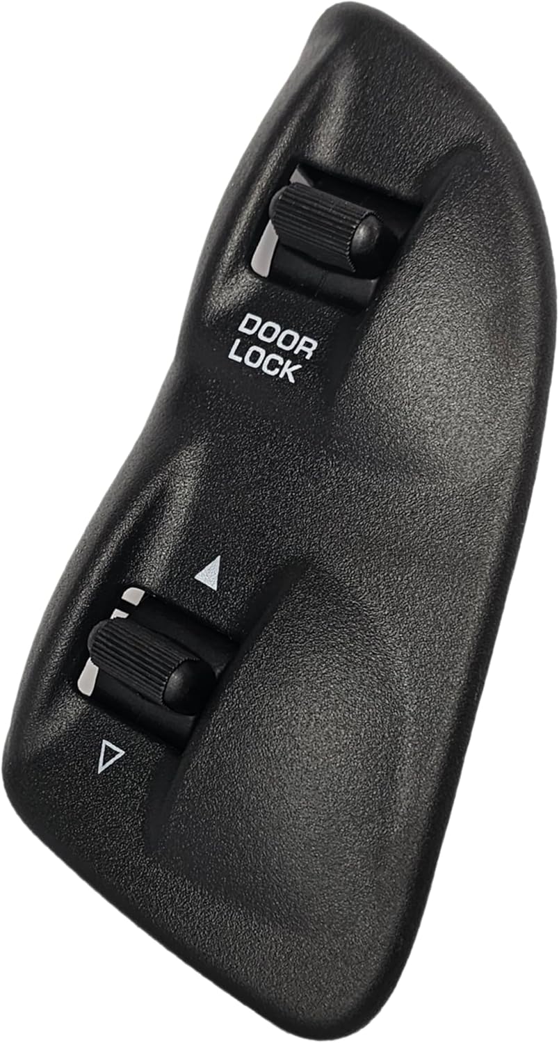 SWITCHDOCTOR Front Passenger Window Switch Set for 1994-1997 Dodge Ram and 1997 Dakota (Regular Cab, Club Cab, Single Cab, Bezel, Lock, Power, Control, Button)
