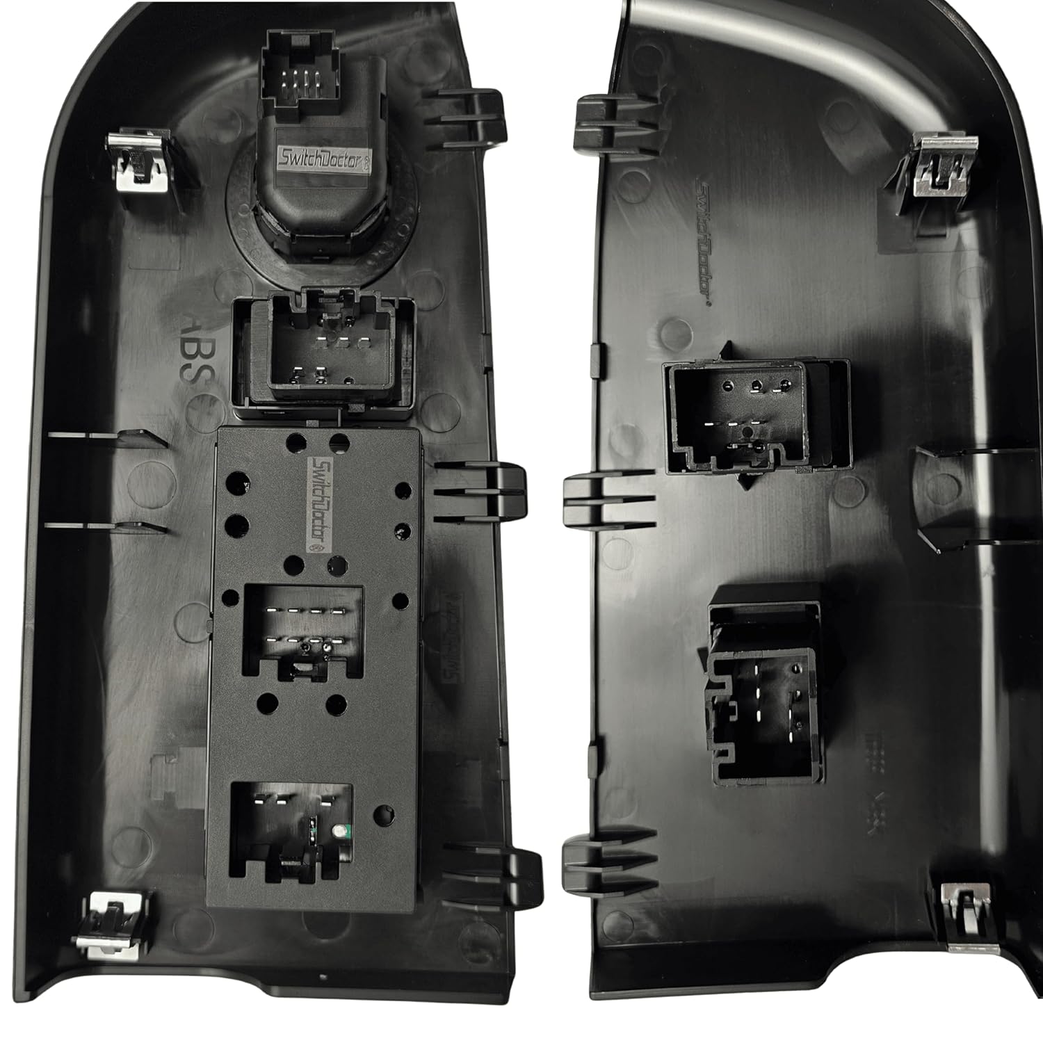 SWITCHDOCTOR Master Window Switch & Front Passenger Black Assembly for 2004, 2005, 2006, 2007, 2008 Ford F-150 F150 (Super Cab, Supercrew Cab, Double Cab, Full Assembly)