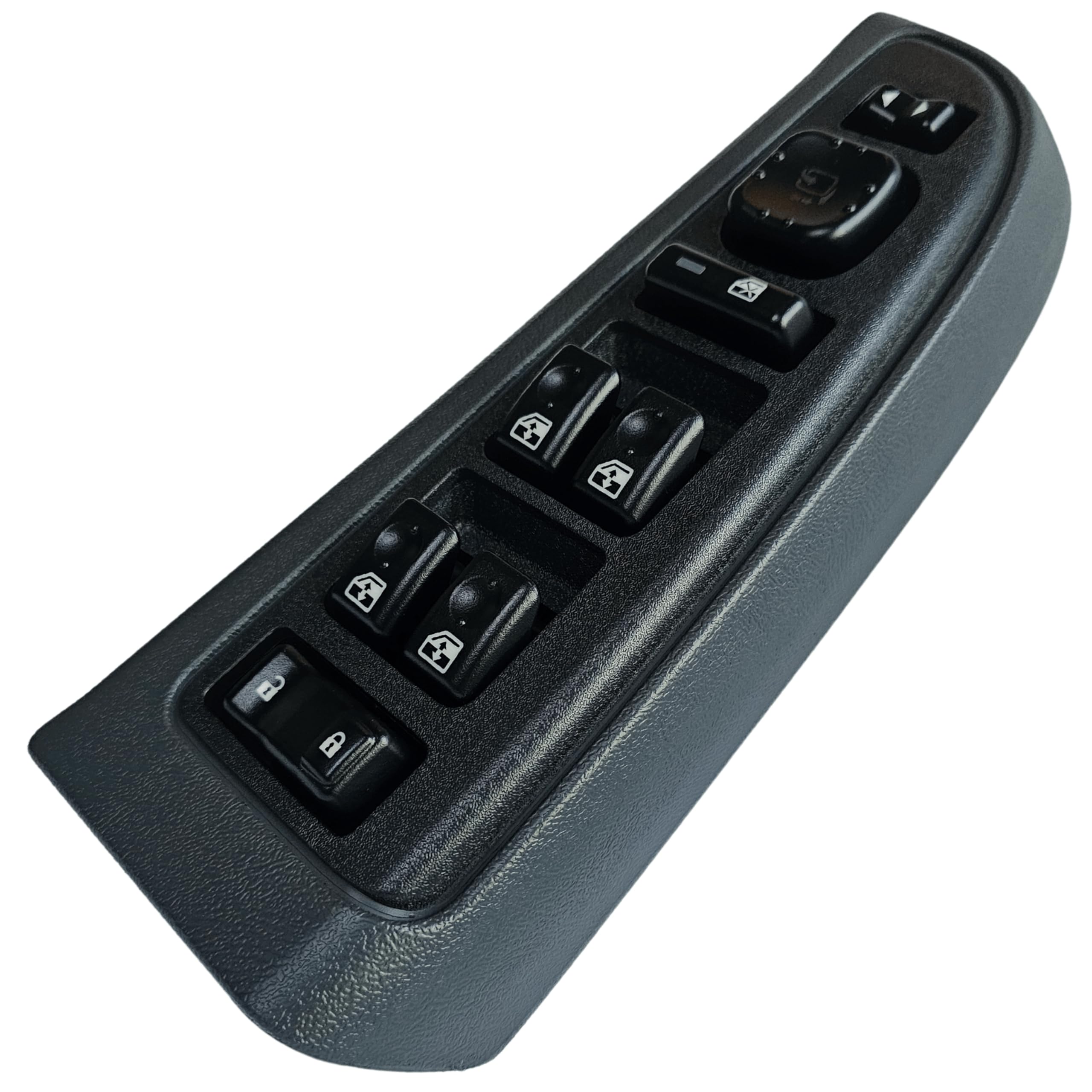 SWITCHDOCTOR Window Master Switch & Bezel compatible with 2003-2006 Sierra, Silverado, Suburban, Tahoe, Yukon, Avalanche (15883319) (Panel, Cover, Trim)