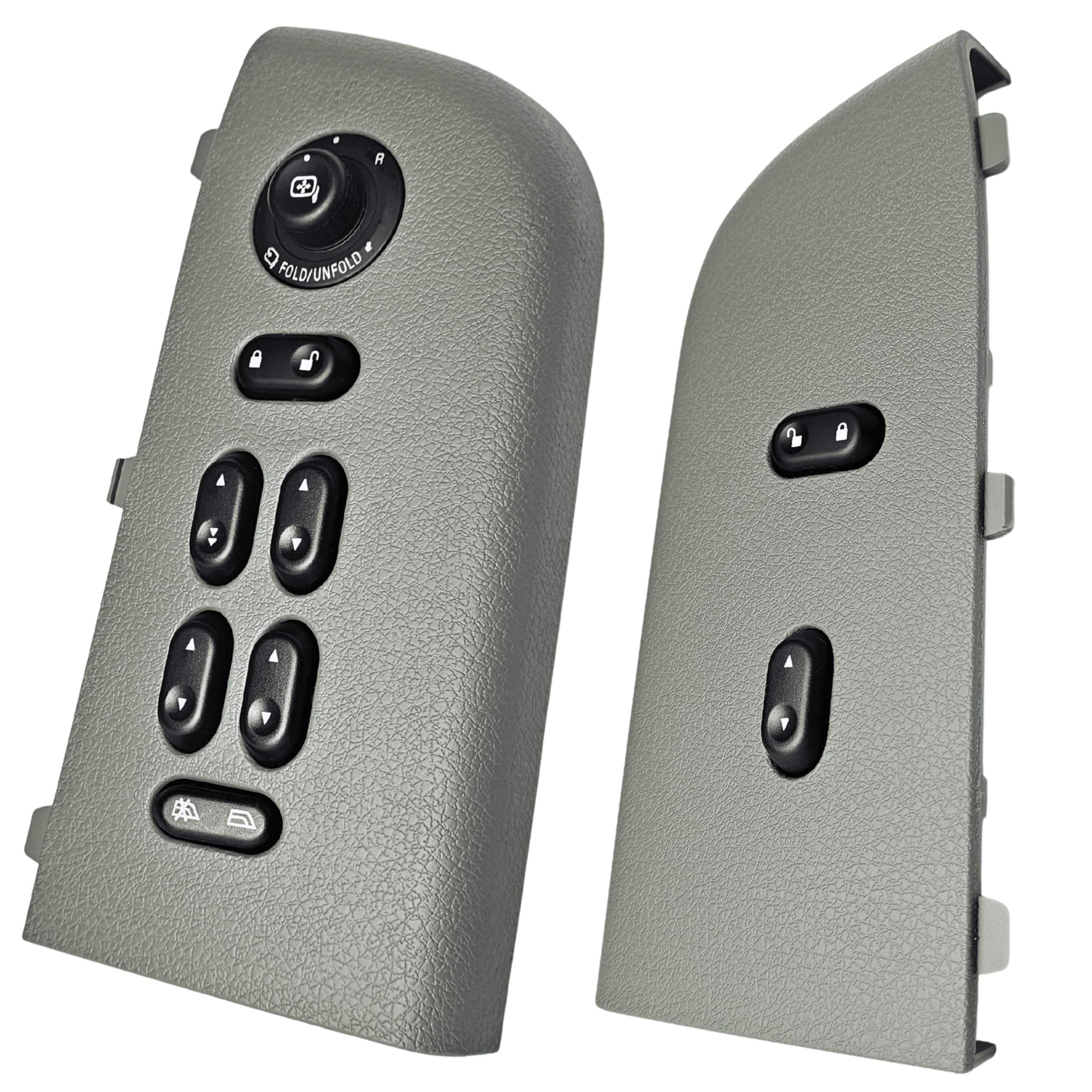 SWITCHDOCTOR Master Window Switch & Front Passenger Tan Assembly for 2004, 2005, 2006, 2007, 2008 Ford F-150 F150 (Super Cab, Supercrew Cab, Double Cab, Full Assembly)